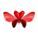 download Wingloveheart clipart image with 0 hue color