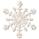 download Snow Flake clipart image with 180 hue color