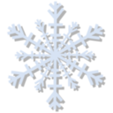 download Snow Flake clipart image with 0 hue color