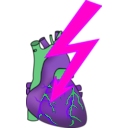 download Heart Attack clipart image with 270 hue color