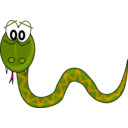 download Snake clipart image with 315 hue color