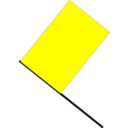 download Yellow Flag clipart image with 0 hue color