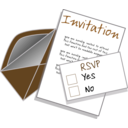 download Invitation clipart image with 90 hue color