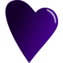 download Another Heart clipart image with 270 hue color