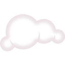 download Set Of Soft Clouds clipart image with 135 hue color