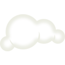 download Set Of Soft Clouds clipart image with 225 hue color