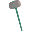 download Fantasy Mallet clipart image with 135 hue color