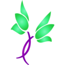 download Flower Icon clipart image with 135 hue color
