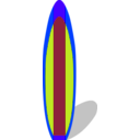 download Surfboard clipart image with 225 hue color