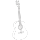 download Guitar 1 clipart image with 90 hue color