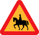 Horserider Roadsign