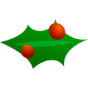 download Christmas Leaf Decoration clipart image with 0 hue color