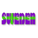 download Swedish Flag In The Word Sweden clipart image with 45 hue color