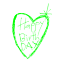 download Happybirth clipart image with 180 hue color