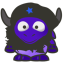 download Baby Gnu Che clipart image with 225 hue color