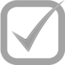 download Checkbox Checked Disabled clipart image with 0 hue color