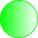 download Green Sphere clipart image with 0 hue color