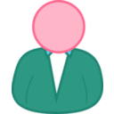 download User 1 clipart image with 315 hue color