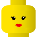 download Lego Smiley Kiss clipart image with 0 hue color