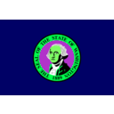 download Washington State Flag clipart image with 90 hue color