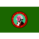 download Washington State Flag clipart image with 315 hue color