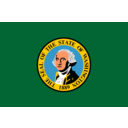 download Washington State Flag clipart image with 0 hue color