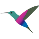 download Humming Bird clipart image with 90 hue color