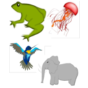 download Animals clipart image with 0 hue color