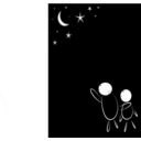 download Twinkle Twinkle Little Stars clipart image with 315 hue color