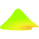 download Volcano Mountain clipart image with 45 hue color