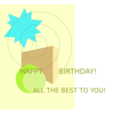 download Birthday Greetings clipart image with 135 hue color