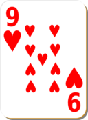 White Deck 9 Of Hearts