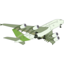download A380 clipart image with 225 hue color