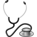 download Stethoscope clipart image with 180 hue color