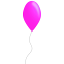 download Blue Balloon clipart image with 90 hue color