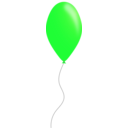 download Blue Balloon clipart image with 270 hue color