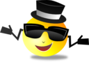 Cool Dapper Shruggy Smiley