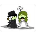 download The Phantom Of The Opera clipart image with 45 hue color