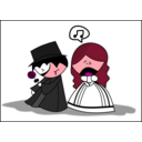 download The Phantom Of The Opera clipart image with 315 hue color