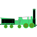 download Locomotive clipart image with 90 hue color