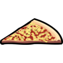 download Pizza Slice 01 clipart image with 0 hue color