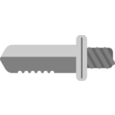 download Knife clipart image with 180 hue color