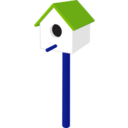 download Birdhouse clipart image with 90 hue color