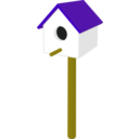 download Birdhouse clipart image with 270 hue color