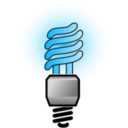 download Energy Saver Lightbulb Bright clipart image with 135 hue color