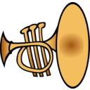download Silly Trumpet clipart image with 0 hue color