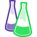 download Chemical Flasks clipart image with 45 hue color