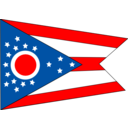 download Flag Of The State Of Ohio clipart image with 0 hue color