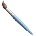 download Artists Paintbrush clipart image with 0 hue color