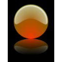 download Glossy Sphere W Reflex Esfera Brillante Con Reflejo clipart image with 180 hue color